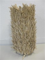 20" Palecek Wood Sea Urchin Style Lamp Works