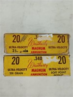 40 rounds 340 weatherby Magnum 250 grain soft