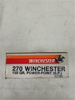 20 ct 270 Winchester 150 grain soft point