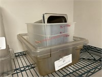 LOT - ASSORTED CONTAINERS