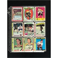 18 Vintage Boston Bruins Cards