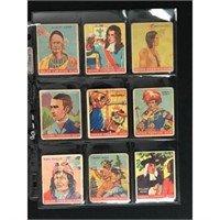 9 1933 Goudey Indian Gum Cards