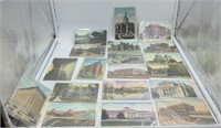 Lot of vintage postcards from Illinois