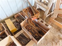 Pallet Old Pinchers, Old Wrenches, Saws