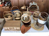 Assorted Baskets Large Lot