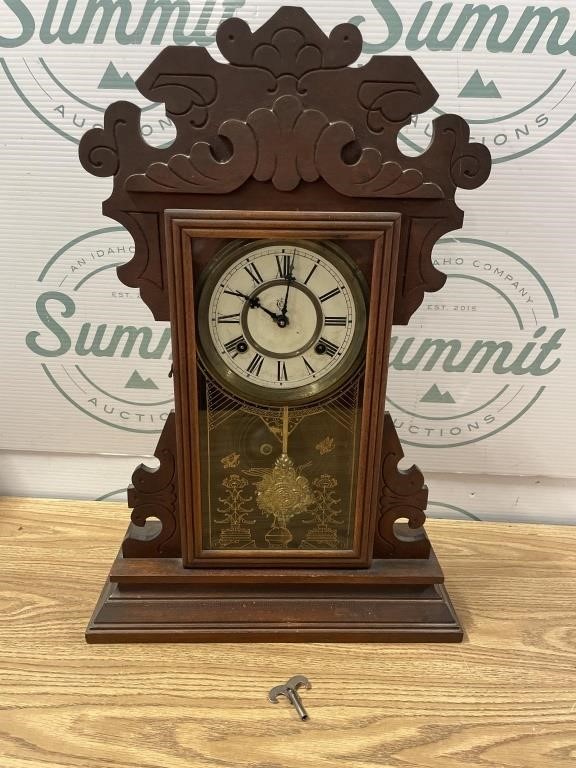 Waterbury Antique ornate mantel clock