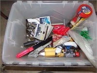 Tote of misc. tools
