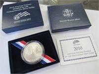 2010 Disabled Veterans $1  90%  Silver Proof
