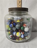 Jar Of Marbles & Shooters