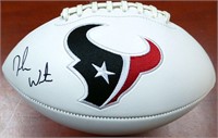 Deshaun Watson Autographed Houston Texan Football