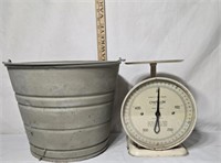 Chatillon Scale & Bucket