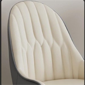 2-Modern light luxury backrest chair dining