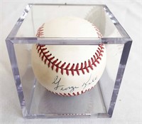 George Kell Autographed Baseball 1993 Sealed &