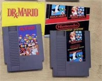 NES Dr. Mario and Mario and Duck Hunt