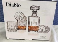 NEW Diablo Crystal Whisky Set
