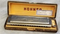 Vintage Hohner 64 Chromonica in Case