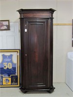 MAHOGANY TV ARMOIRE WITH DRAWERS