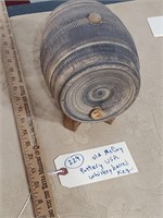 Old MCCOY pottery whiskey barrel keg dispenser