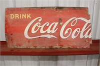 Coca Cola metal sign