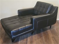 Leather Chaise