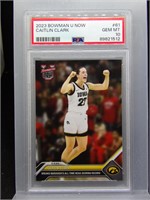 Caitlin Clark 2023 Bowman U Maravich Record PSA 10