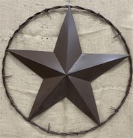 Metal barn/Texas star 25” diameter