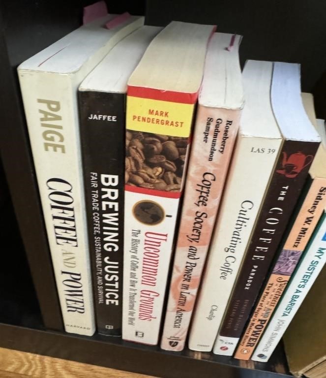 Lot of Assorted Coffee Books