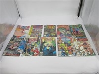10 comic books vintage de Justice League et Conan