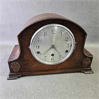 Vintage Key Wind Mantle Clock with Chime