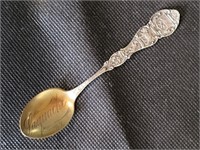Antique Saguache Colorado Sterling Silver Spoon