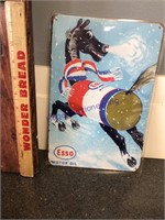 ESSO MOTOR OIL TIN SIGN-APPROX 12"TX8"W