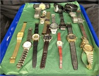 MEN'S WATCHES LOT / OVER 15 PCS