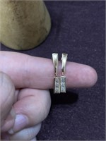 10k gold earrings .8 grams