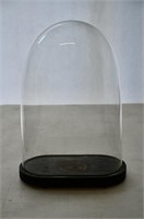 Large Victorian Oblong Dome with Base