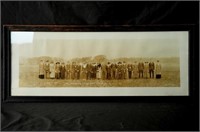 2 Antique Panoramic antique photos - Class 1917