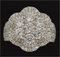 Custom 6 ct White Sapphire Ring