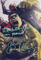 Autograph COA Hulk Photo