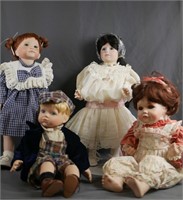 Porcelain Collector Dolls- Girls and Boy