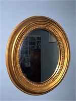 19th C. Plaster Gilded Wall Mirror