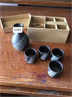 Ceramic Stone Saki set