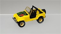 HOT WHEELS REAL RIDERS JEEP CJ-7 YELLOW WHITE HUB