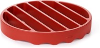 $26  OXO Silicone Pressure Roasting Rack  Red