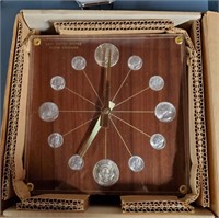 Last United States Silver Coinage Clock