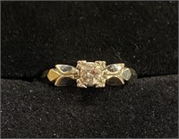 14kt Gold Diamond Engagement Ring