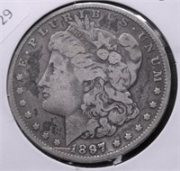 1897 O MORGAN DOLLAR VG