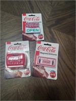 (3) Coca-Cola Magnets