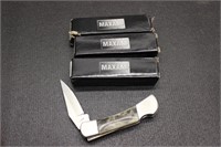 Lot of 3 Maxam Folding Knife