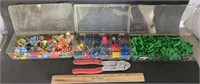 ELECTRICAL CONNECTORS W/STORAGE CASES & CRIMPING