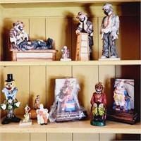 Emmet Kelly Clown Figurines