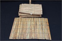 BAMBOO AND STRAW TABLE MATS